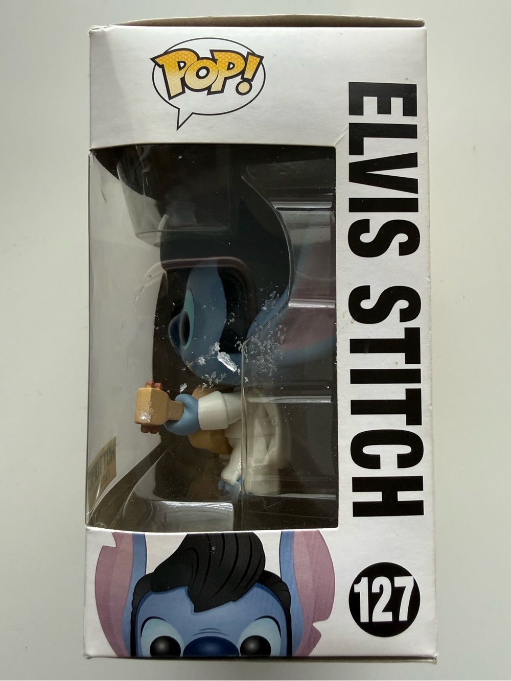 Exclusive Funko Elvis Stitch Vinyl Figure - Blue & Tan #127 - Picture 3 of 7